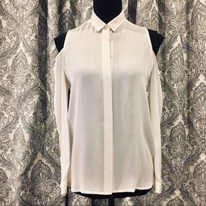 SILK Rebecca Minkoff Kalamata top in Ivory